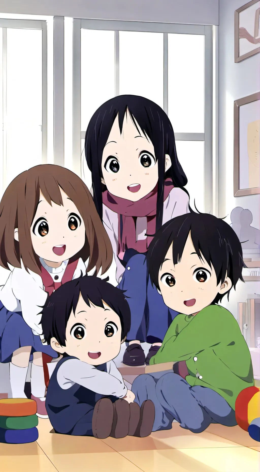 ai character: Kindergarten 3 background