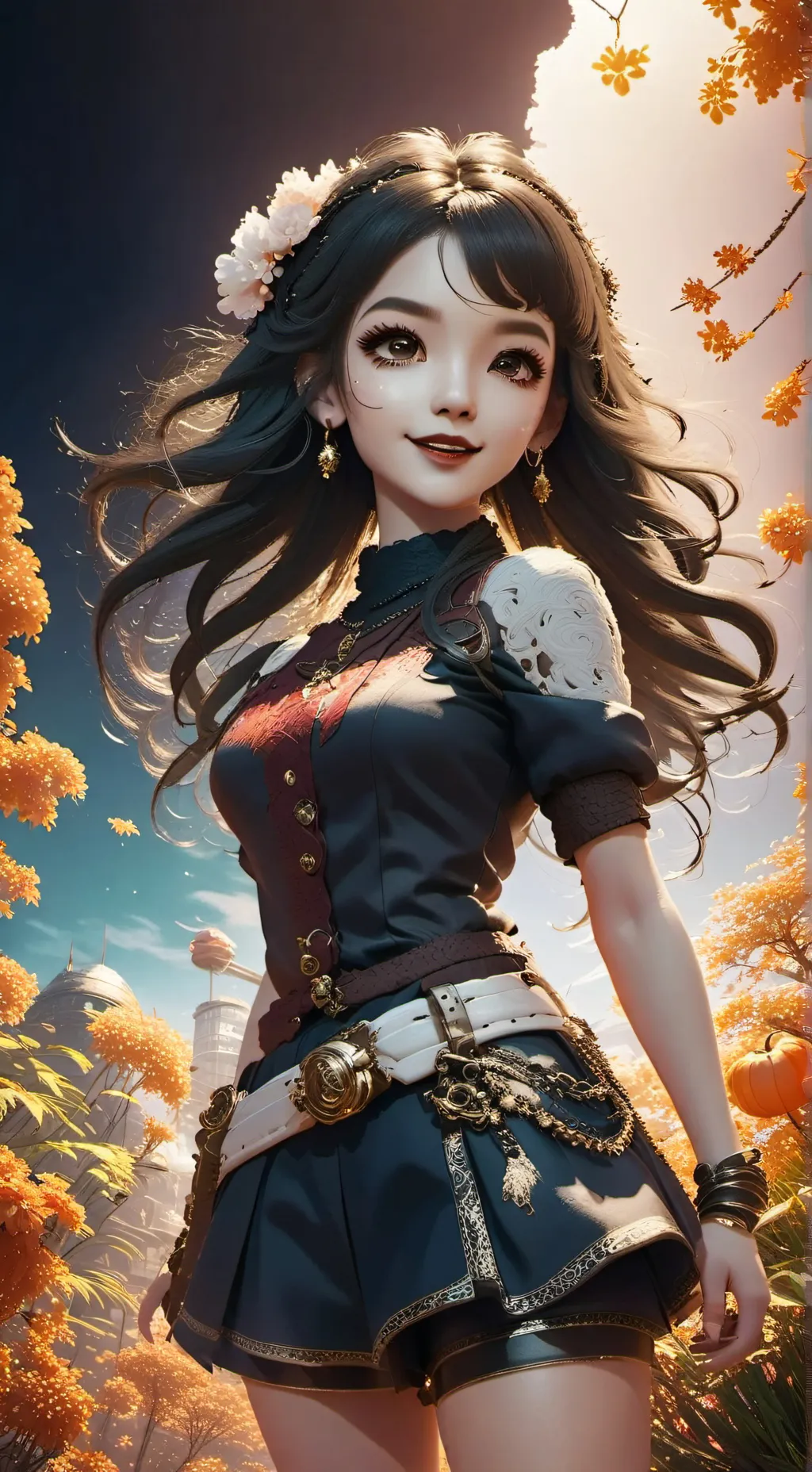 ai character: Ruthbell  background