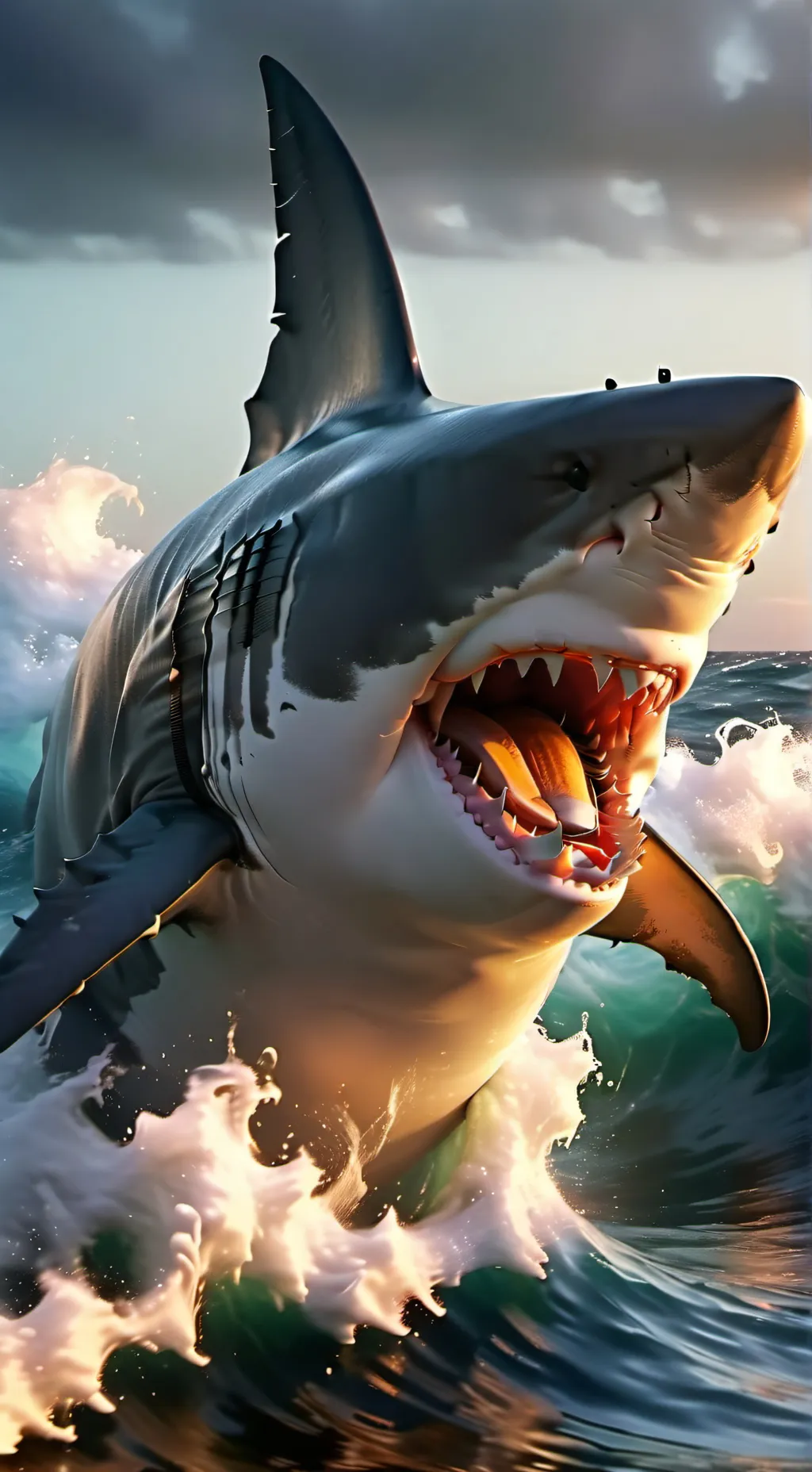 ai character: Killer, the shark background