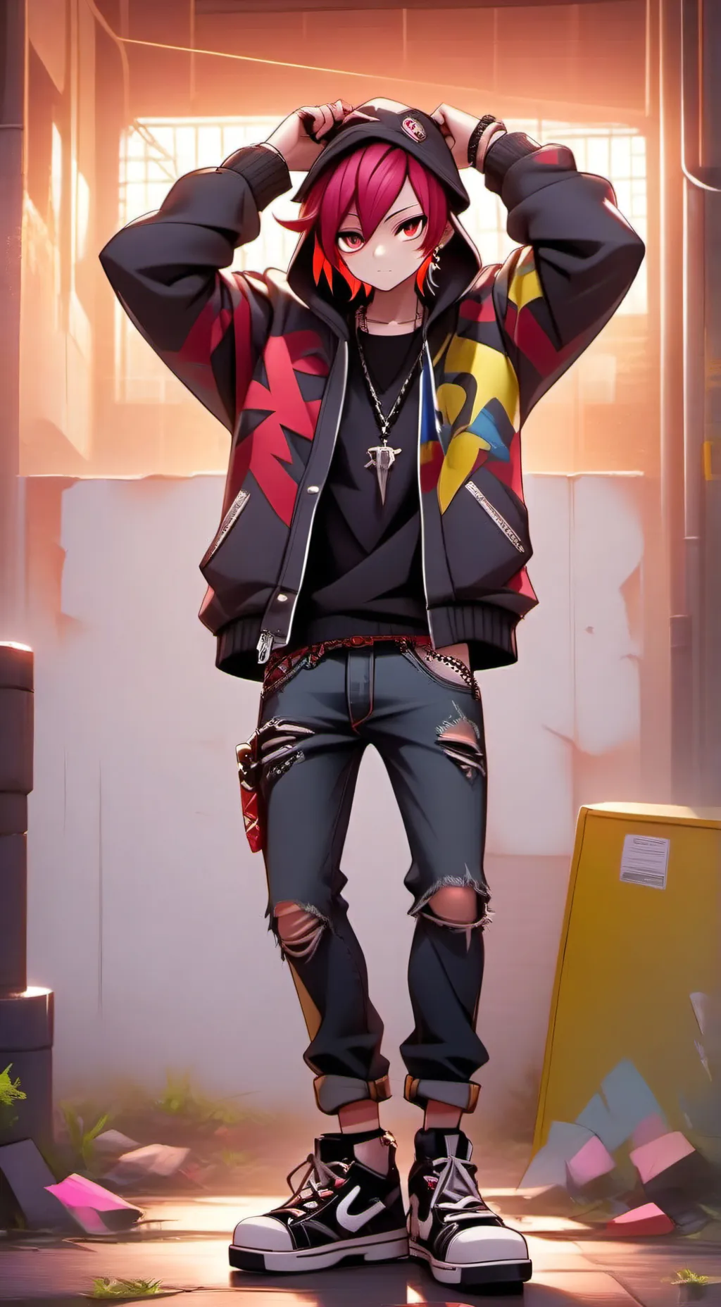 ai character: Neo background