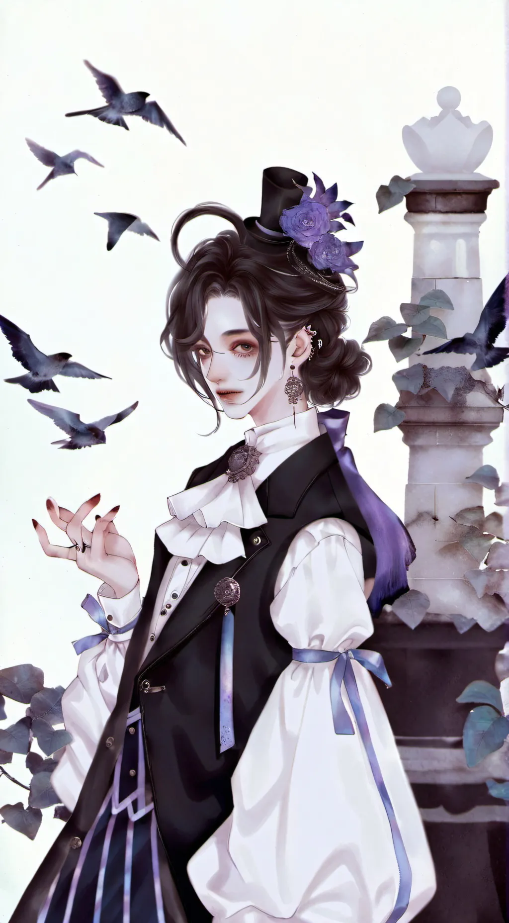 ai character: YANDRE 2-D YESSSSS background