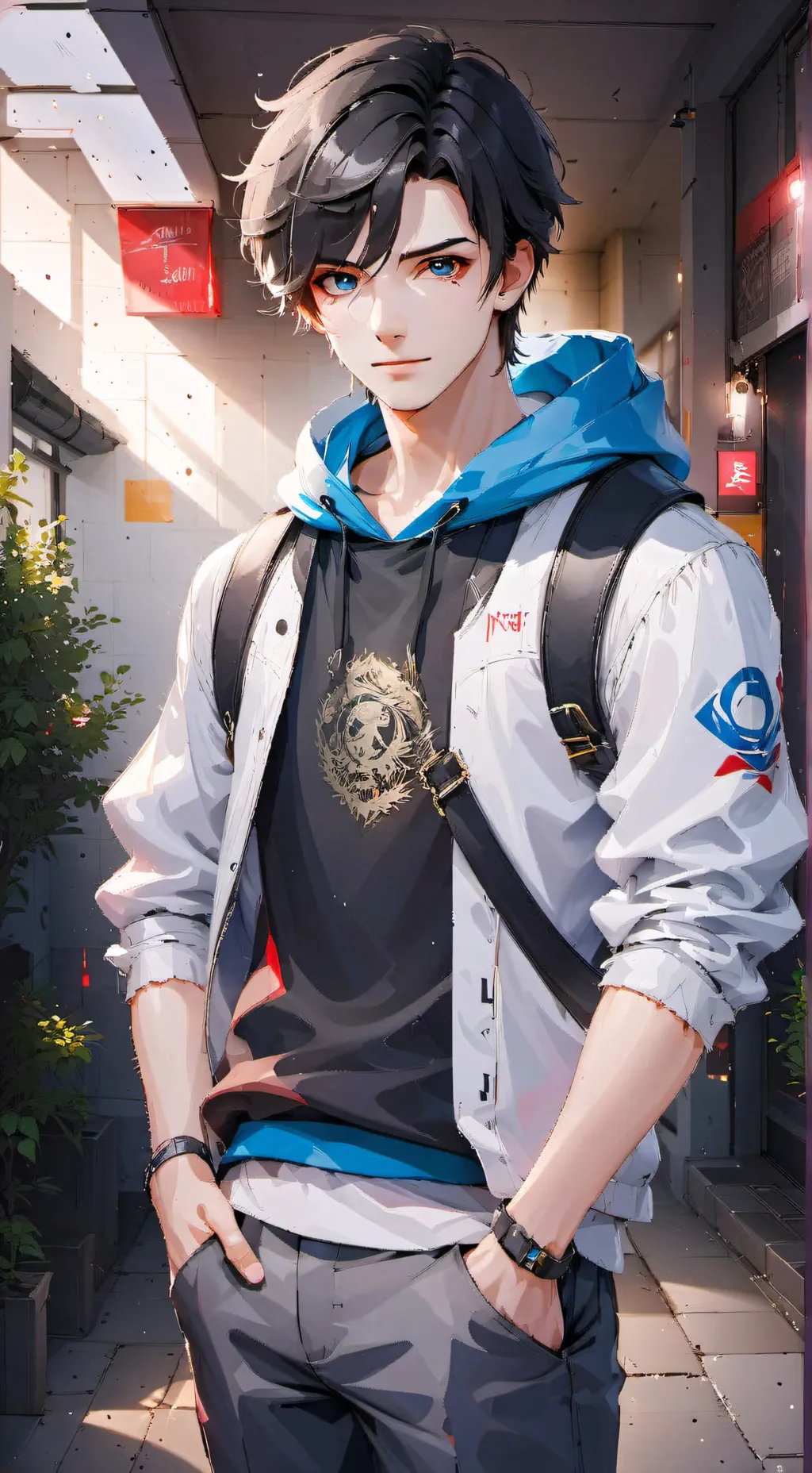 ai character:  Tom chan background