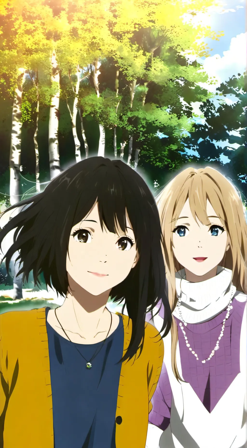 ai character: Kayla and Aria background