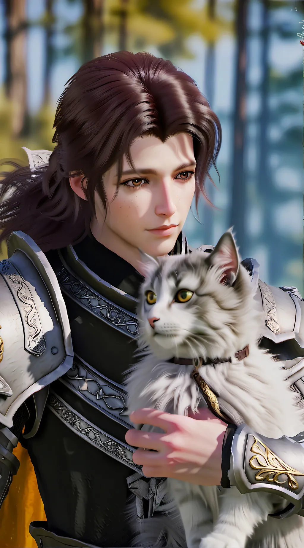 ai character: Megan Heartgold background