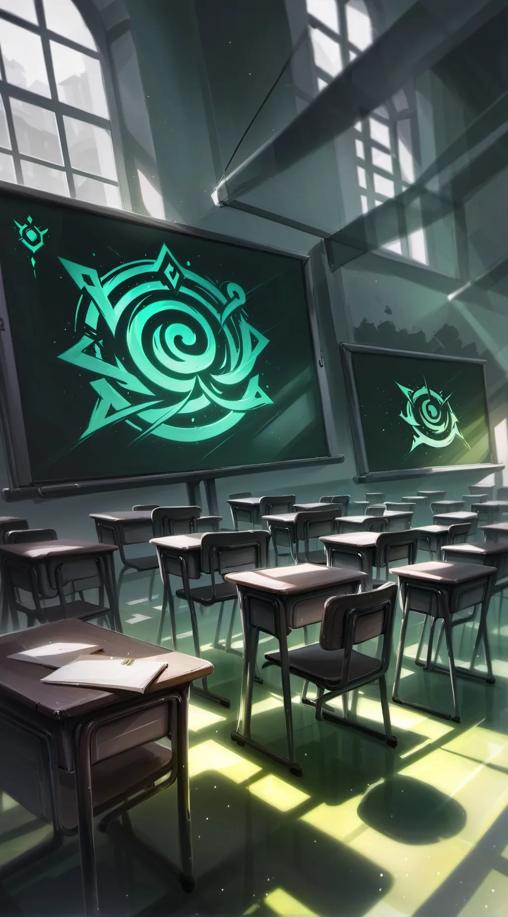 ai character: Mha Panic attack  background