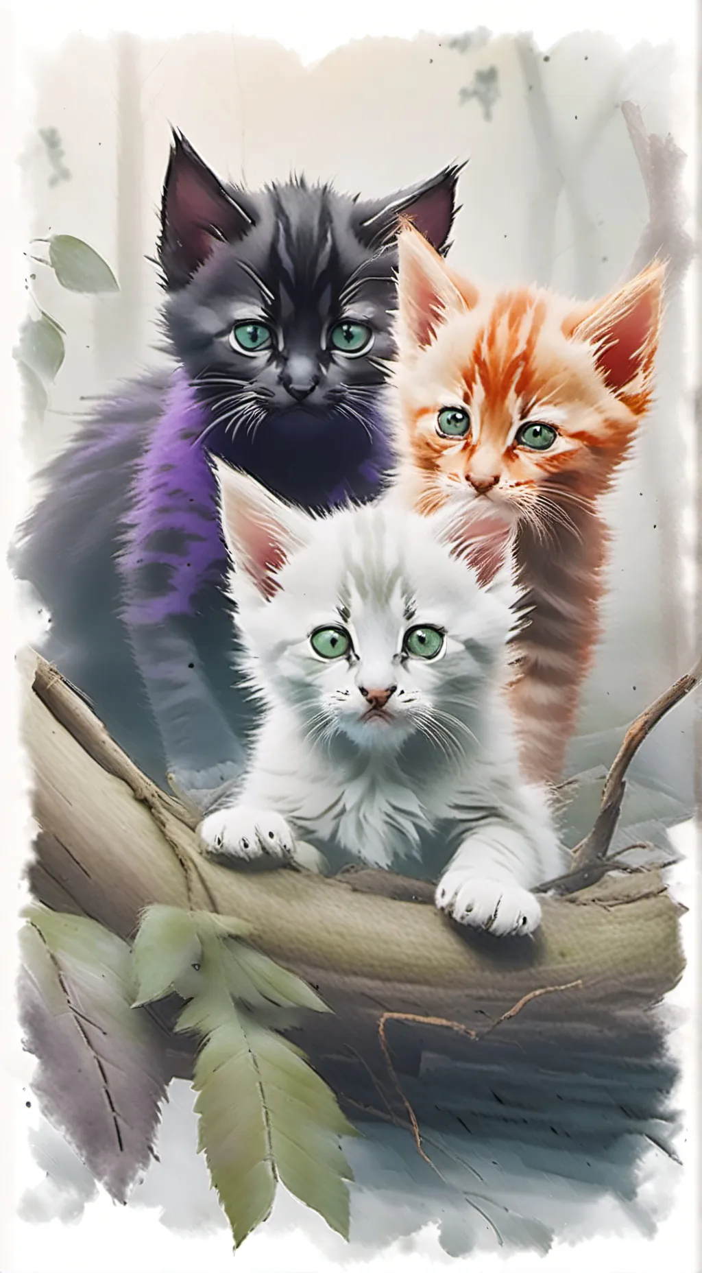 ai character: Kitten infection background