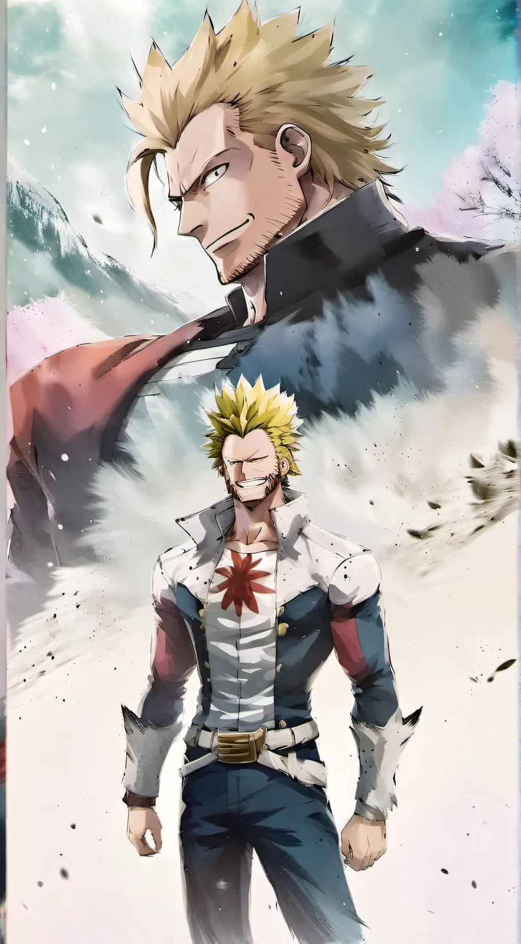 ai character: Pro heroes  background