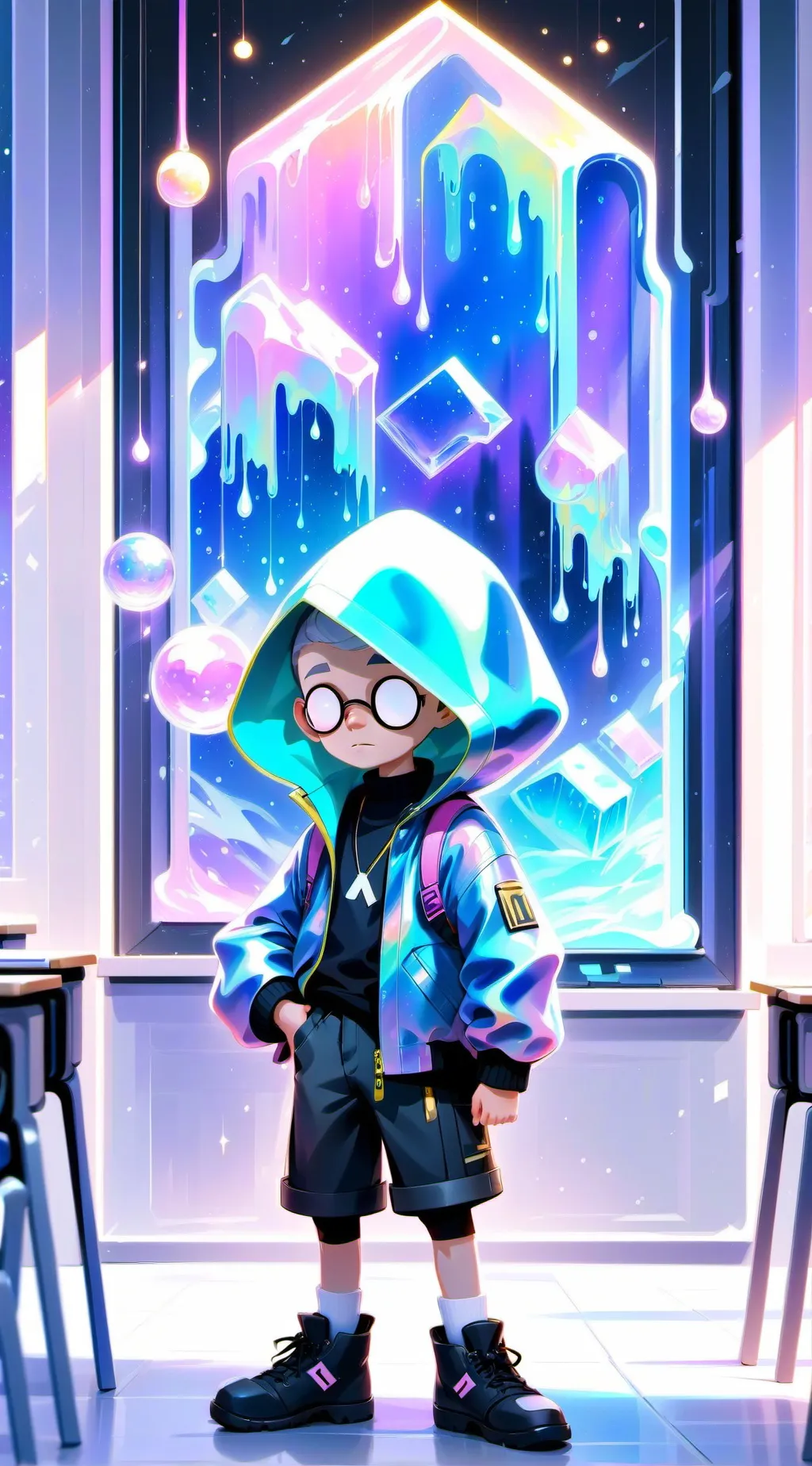 ai character: Pick me in class background