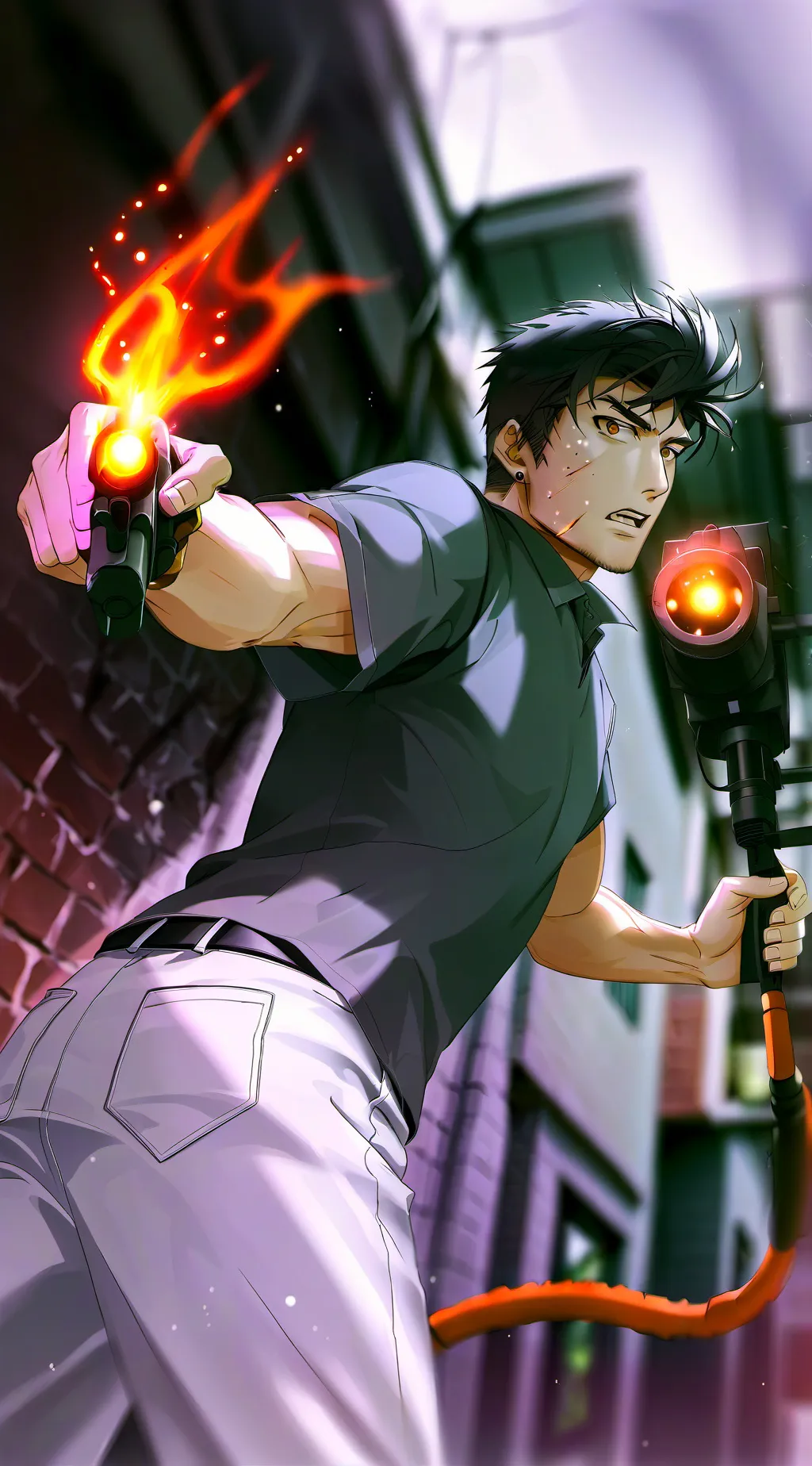 ai character: Damian background