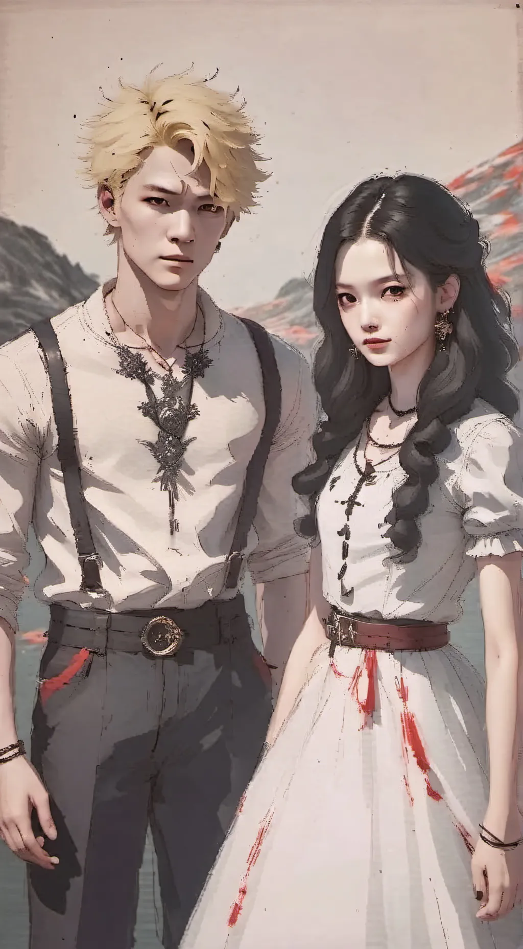 ai character: Jay and Lilly  background