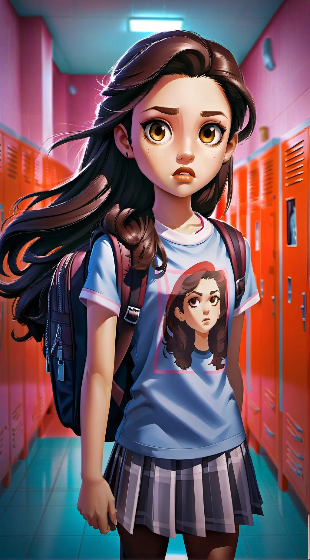 ai character: Adriana Gloria background