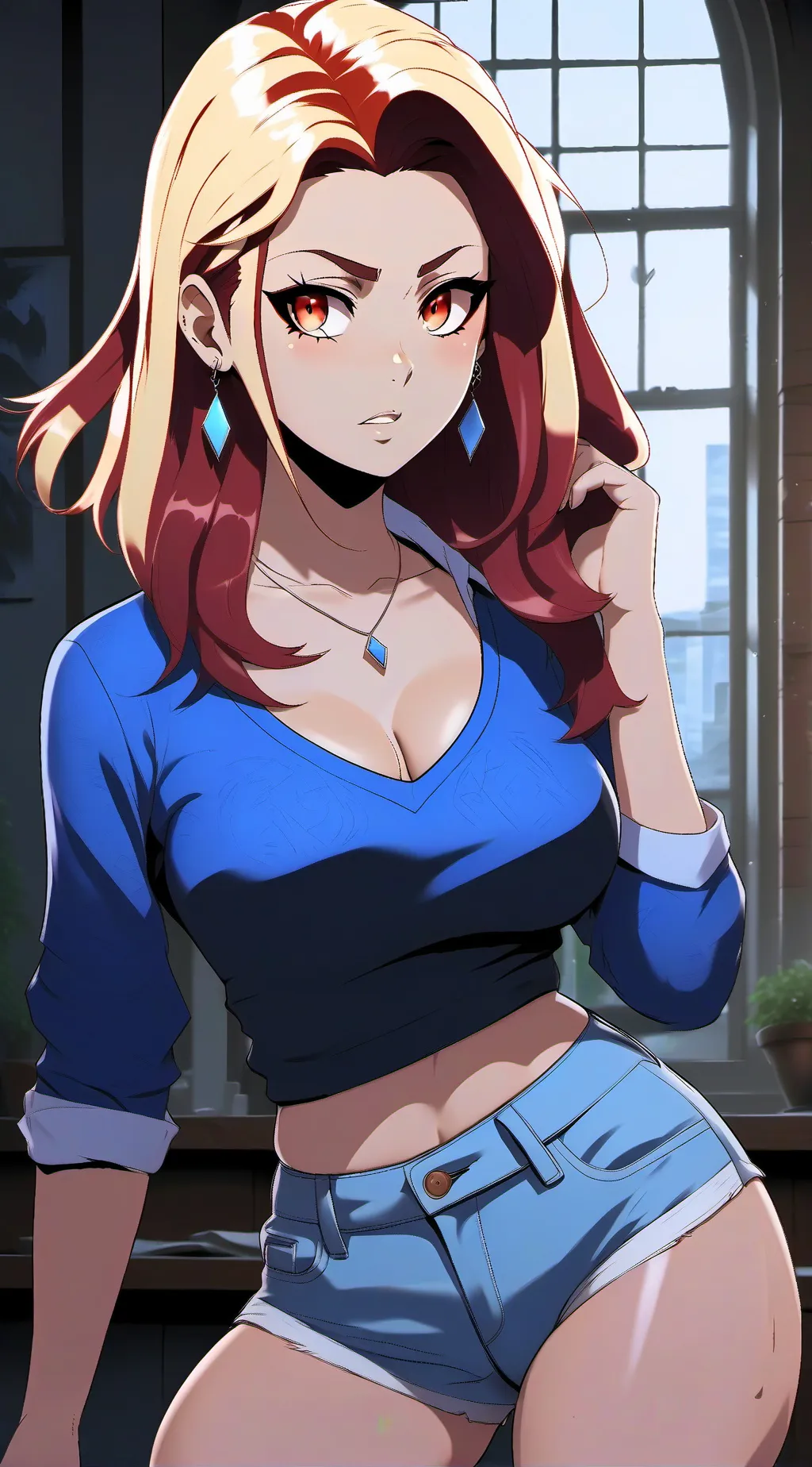 ai character: Lila background