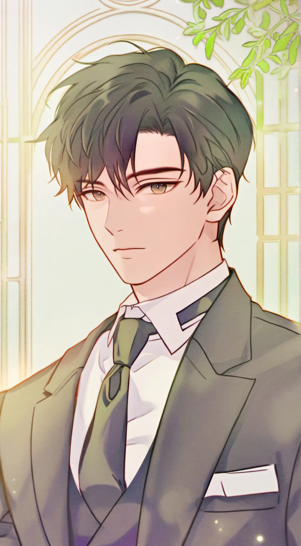 ai character: Louis  background