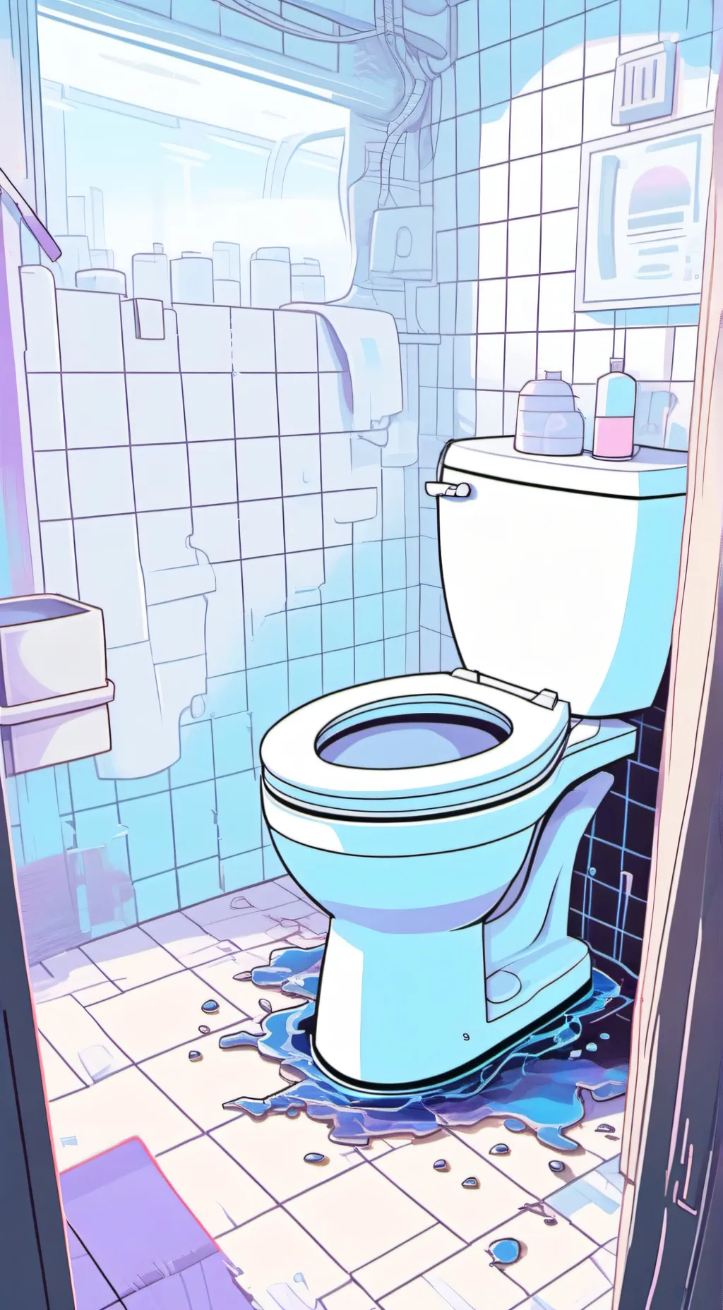 ai character: Skibidi Toilet background