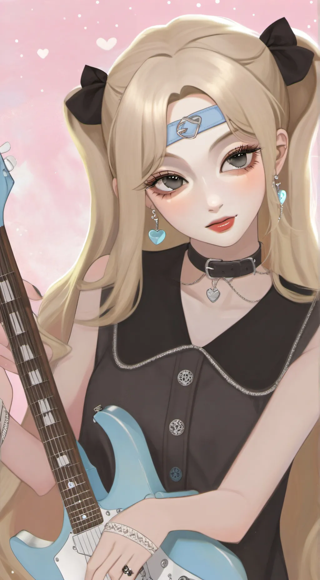 ai character: y/n as a rock star background