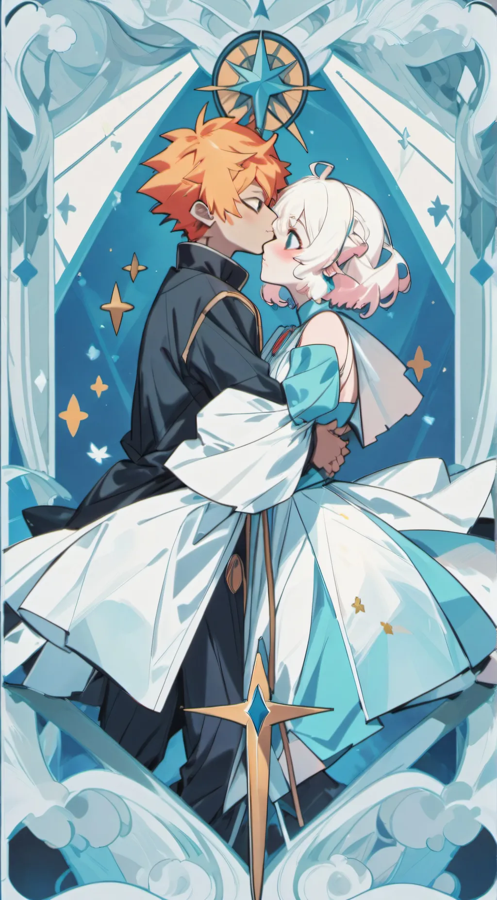 ai character: Baku x Mina background