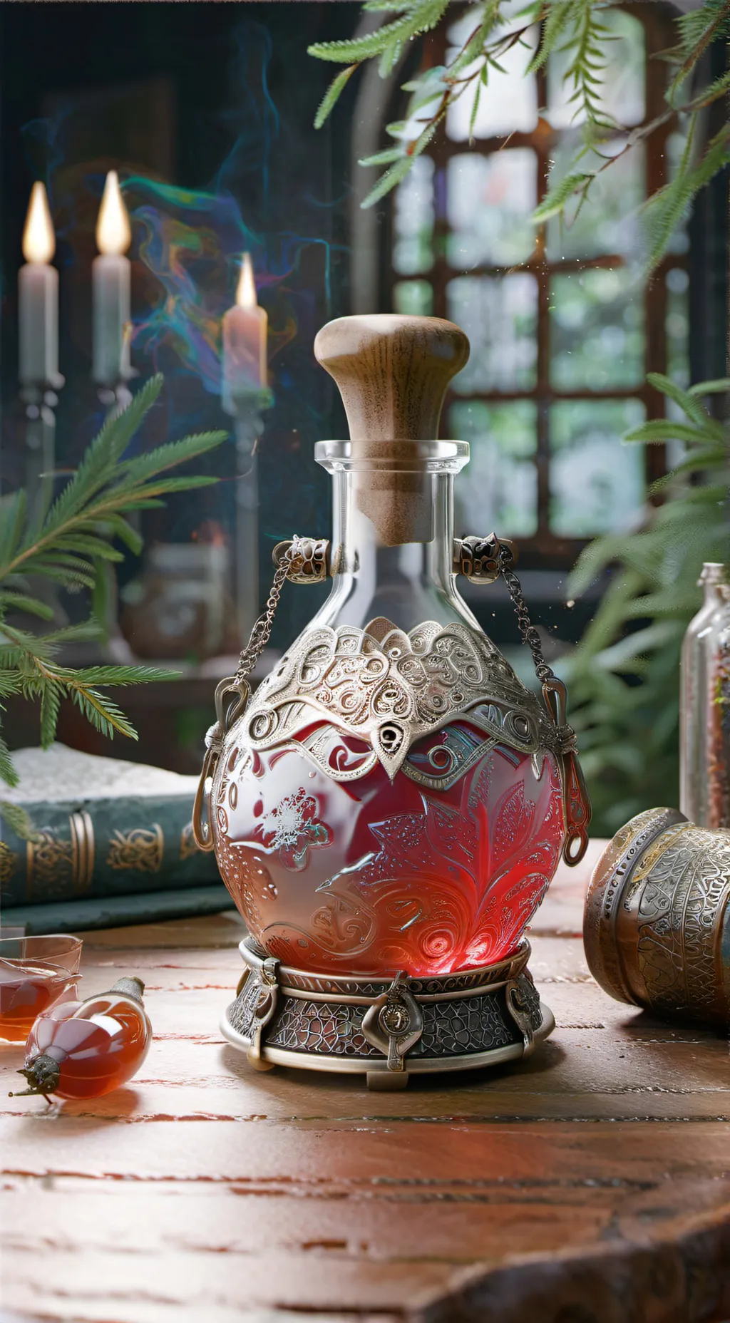 ai character: hairy potion background