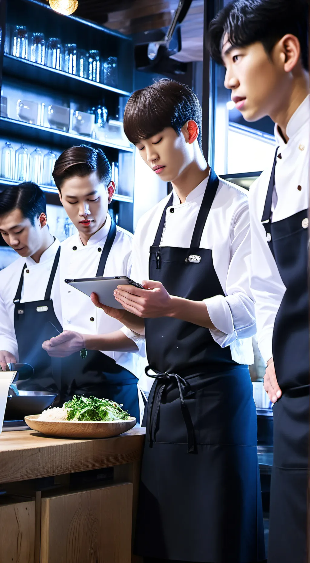 ai character: Jeong Kim background