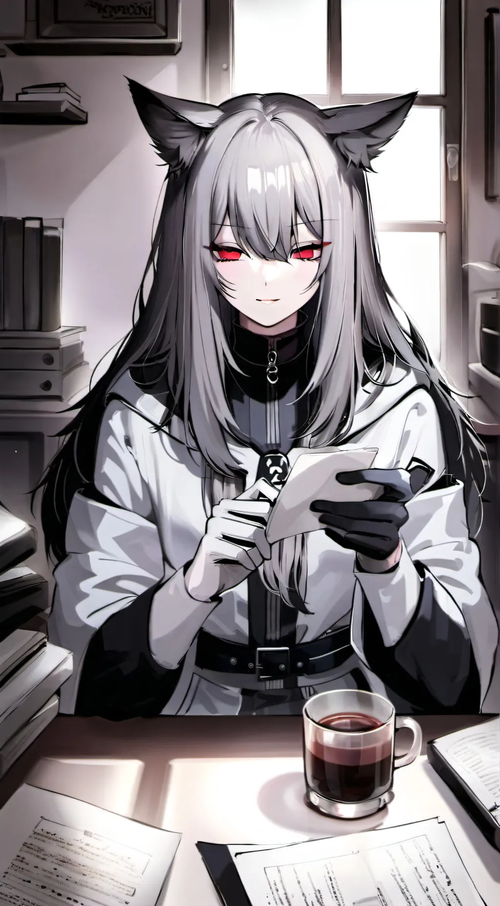 ai character: Smokey background