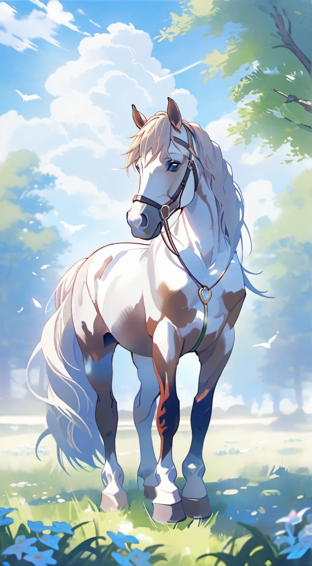 ai character: gerda the horse background