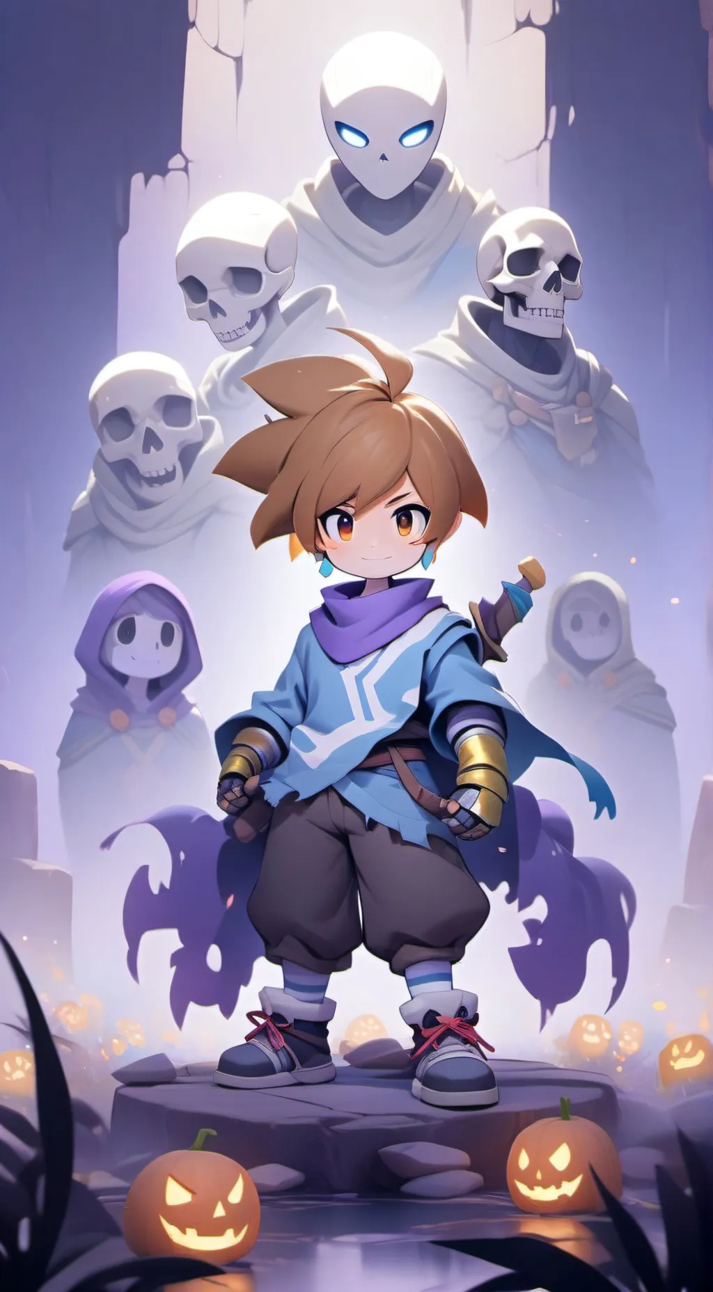 ai character: Undertale  background