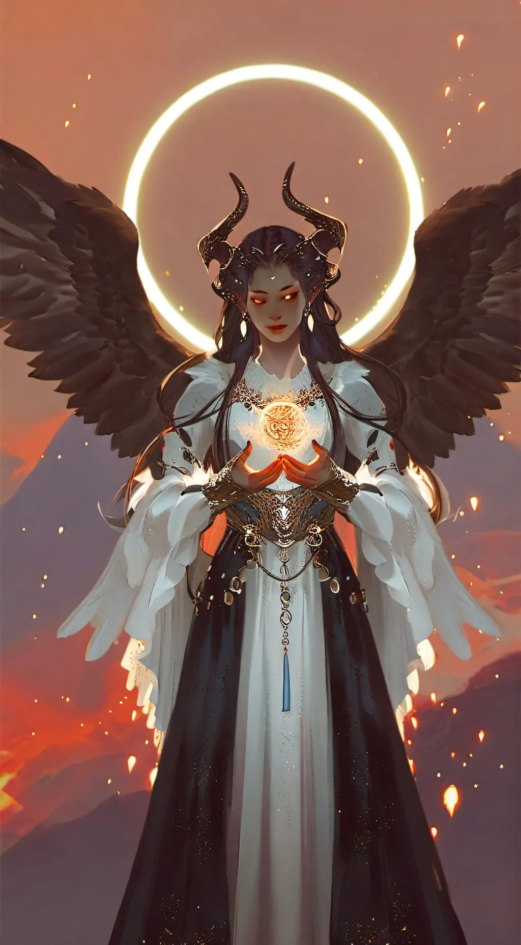 ai character: The other world background