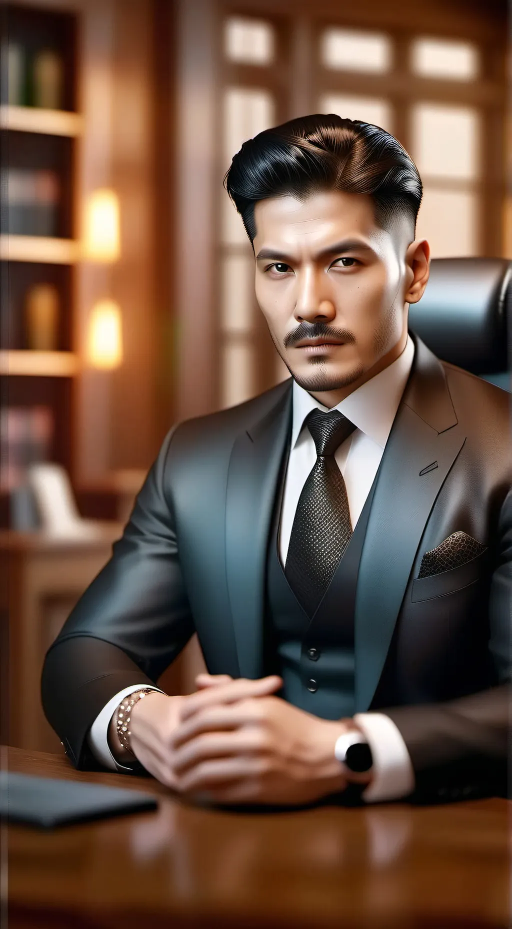 ai character: Liam  background