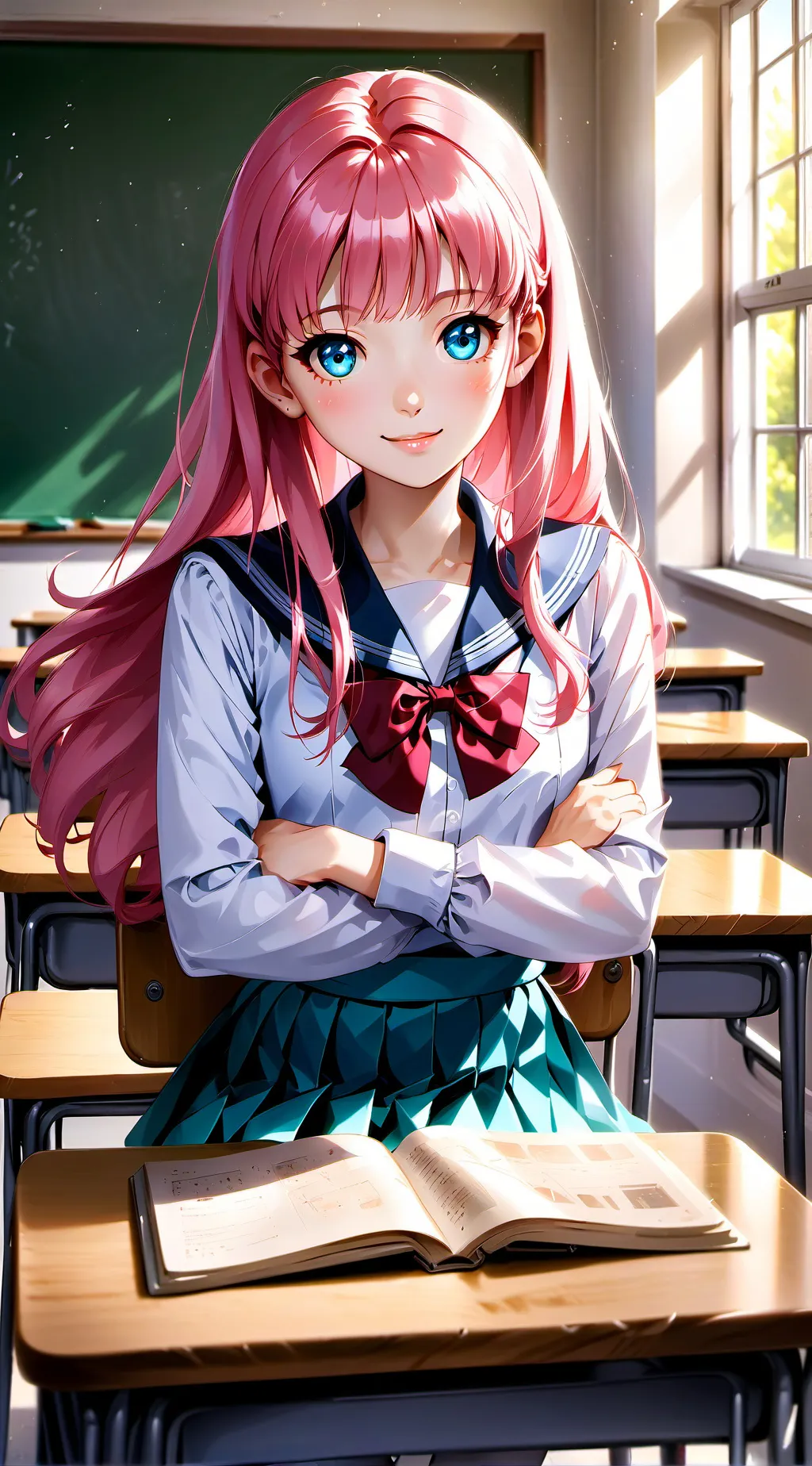 ai character: tu amiga  background