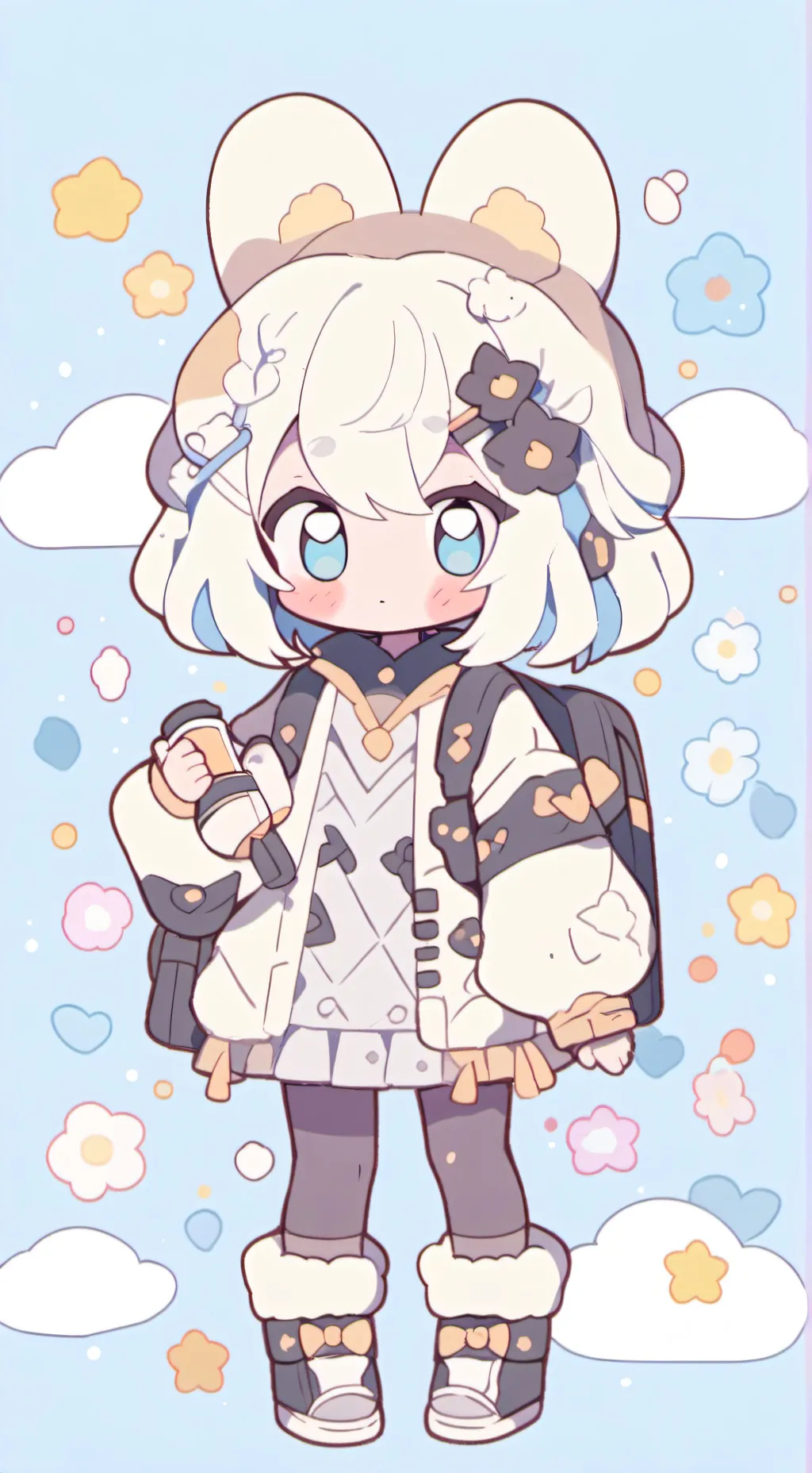 ai character: Hh-dandys world background