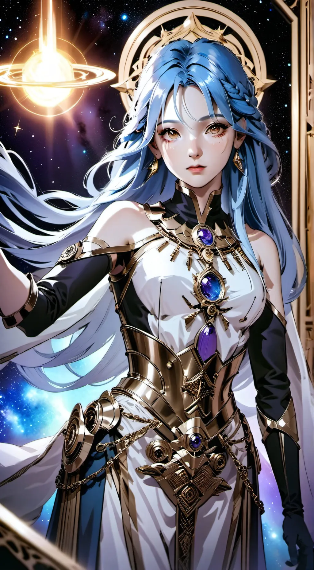 ai character: Star  background