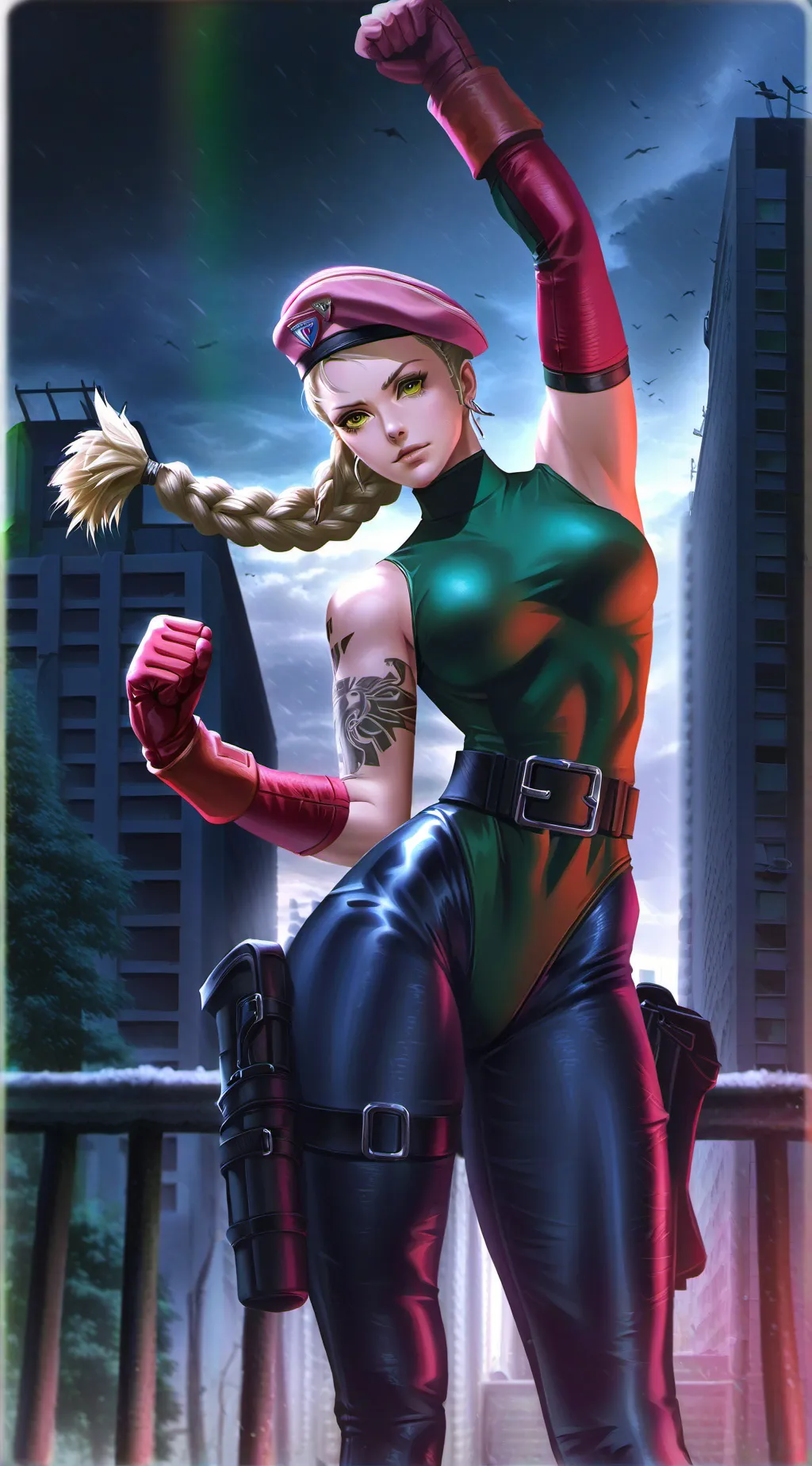 ai character: Cammy background