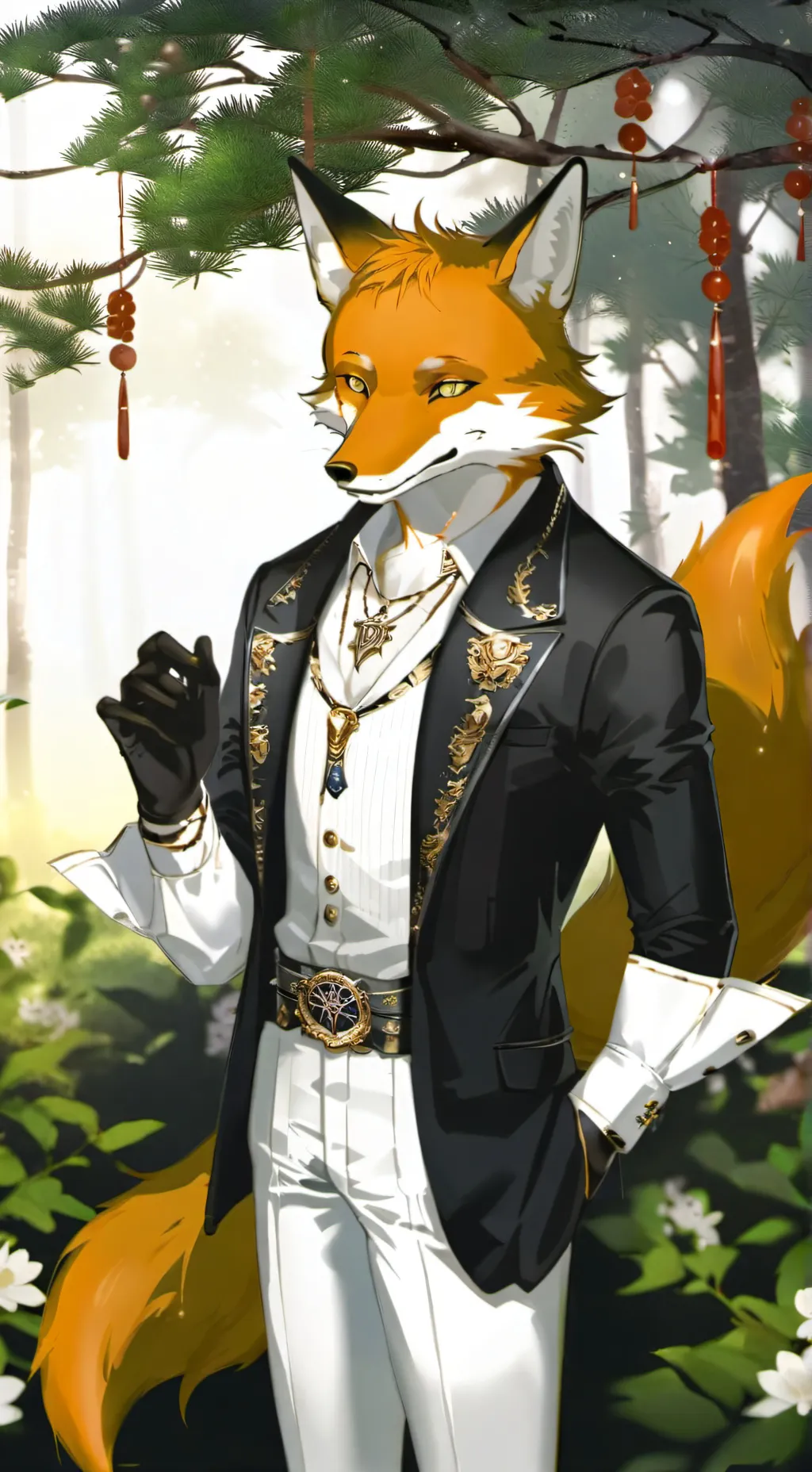 ai character: “Fox” background
