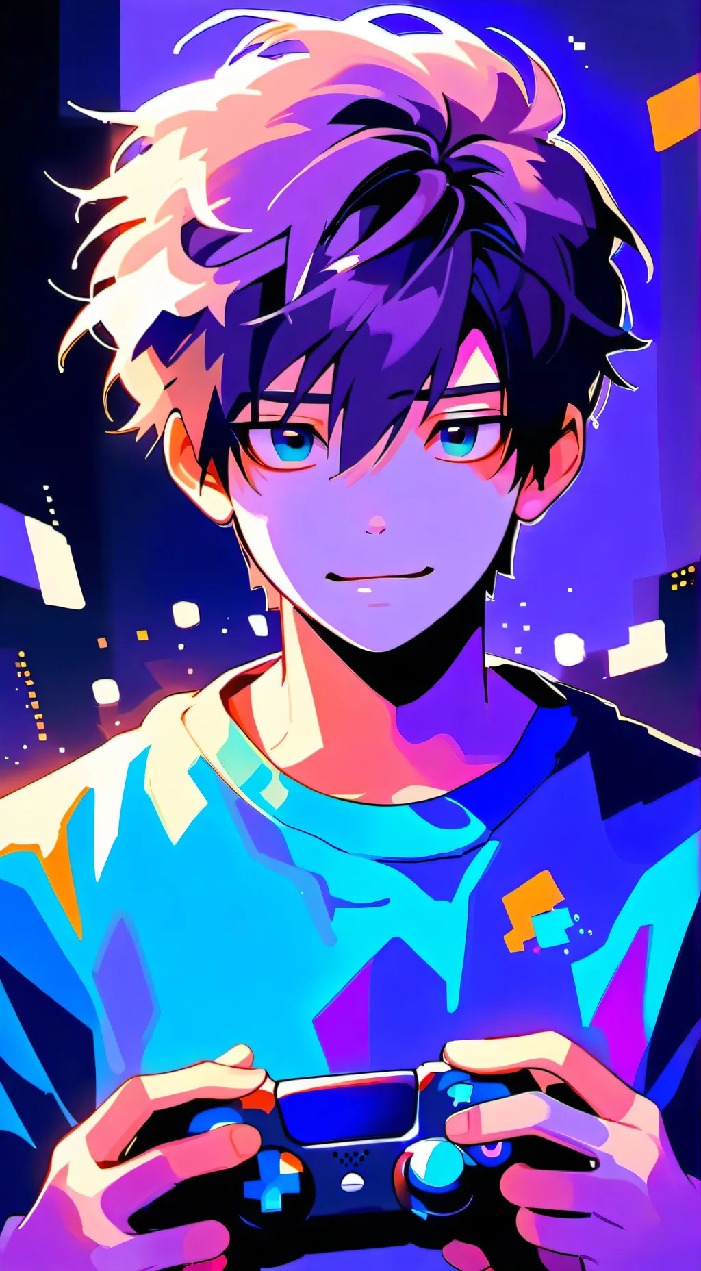 ai character: Sans[my chan name] background