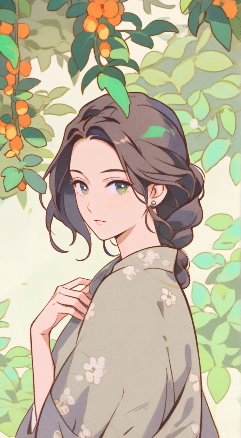 ai character: Fron and dw pool background