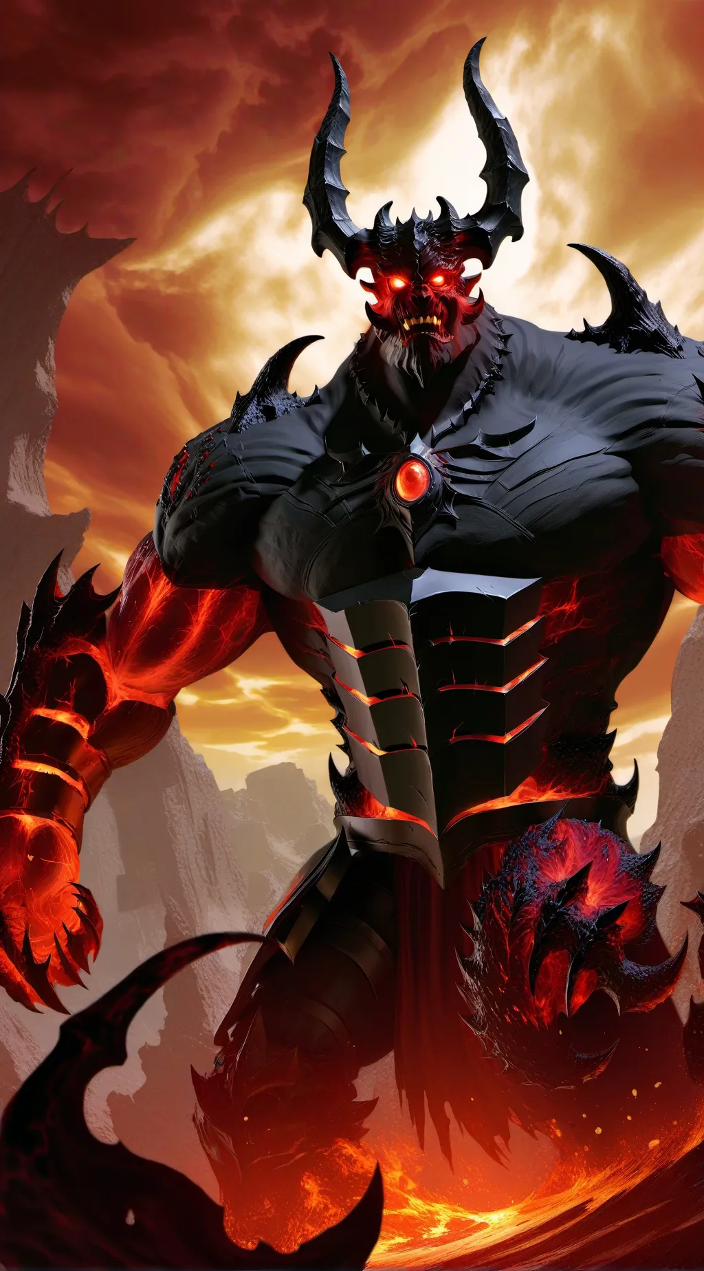 ai character: Devil of devils background