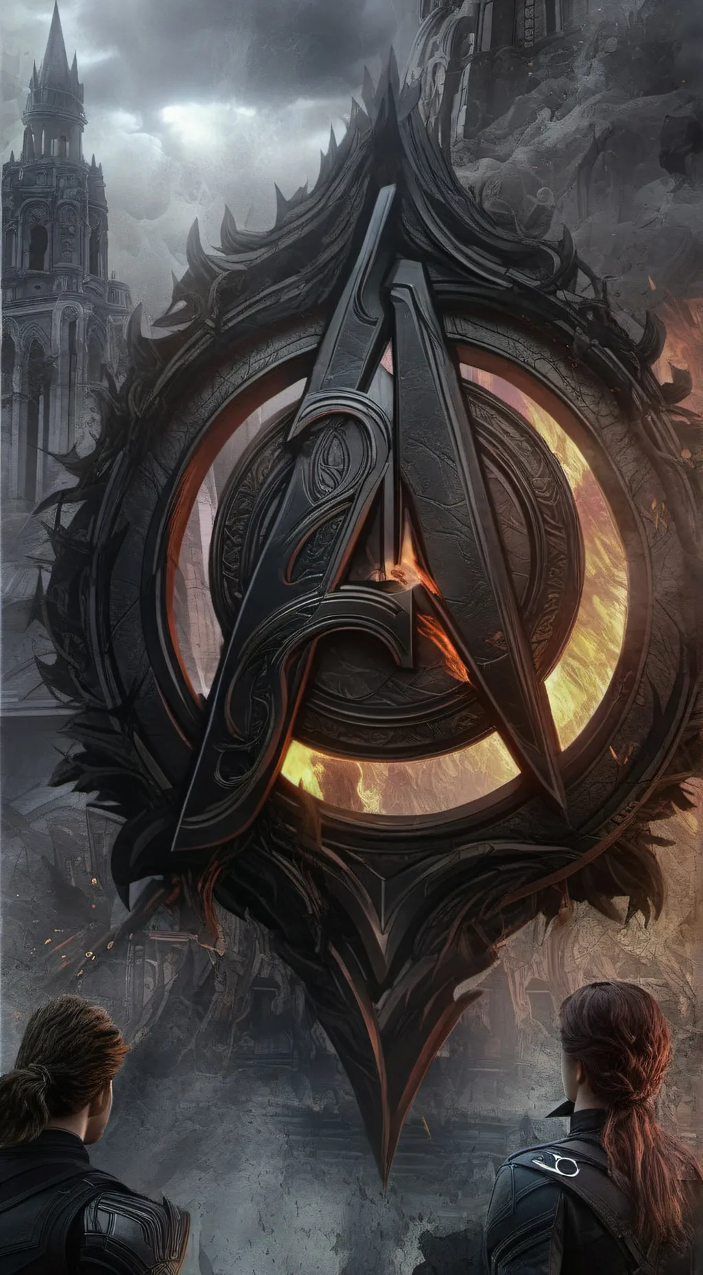 ai character: Avengers (😈??) background