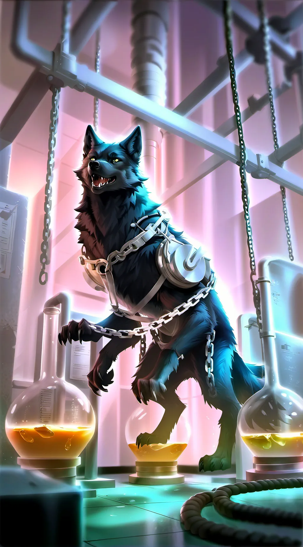 ai character: Experimento 946 background