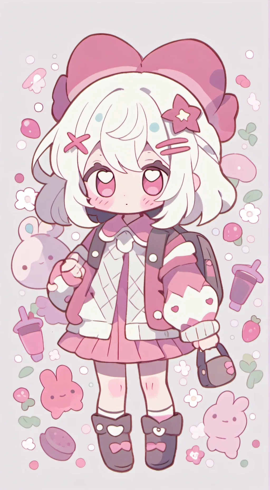 ai character: gigi!!  background