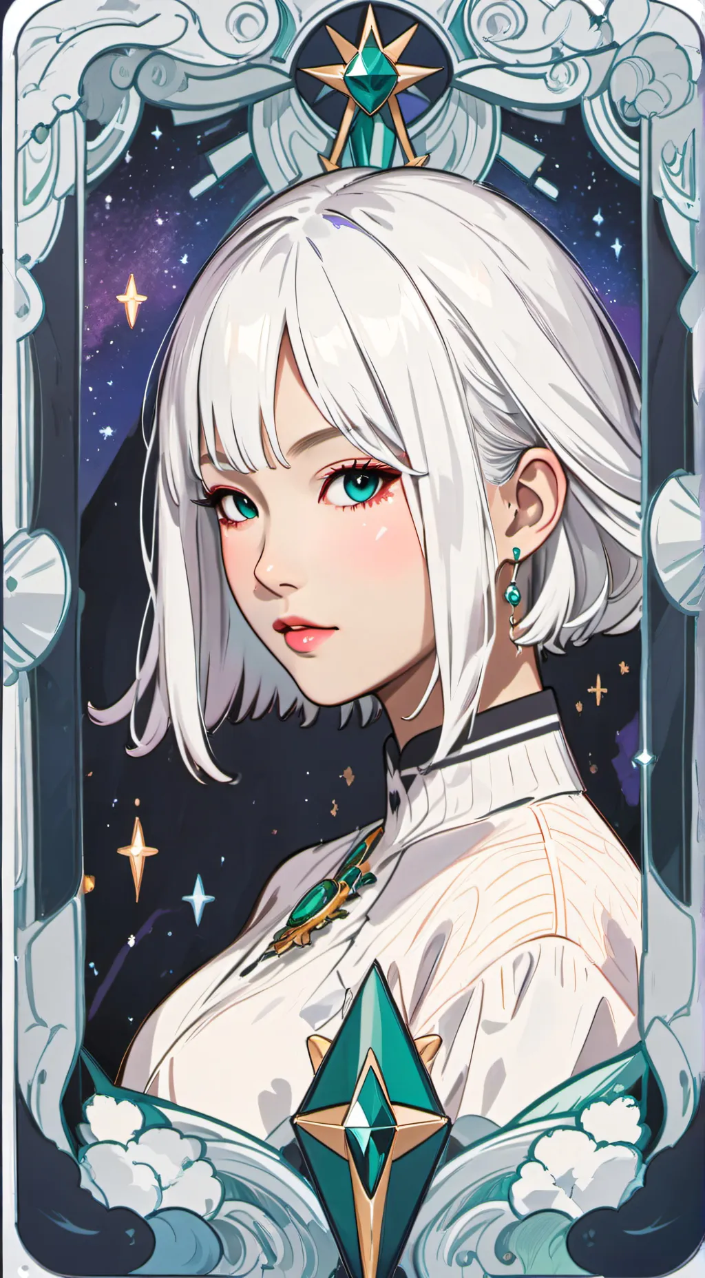ai character: vee background