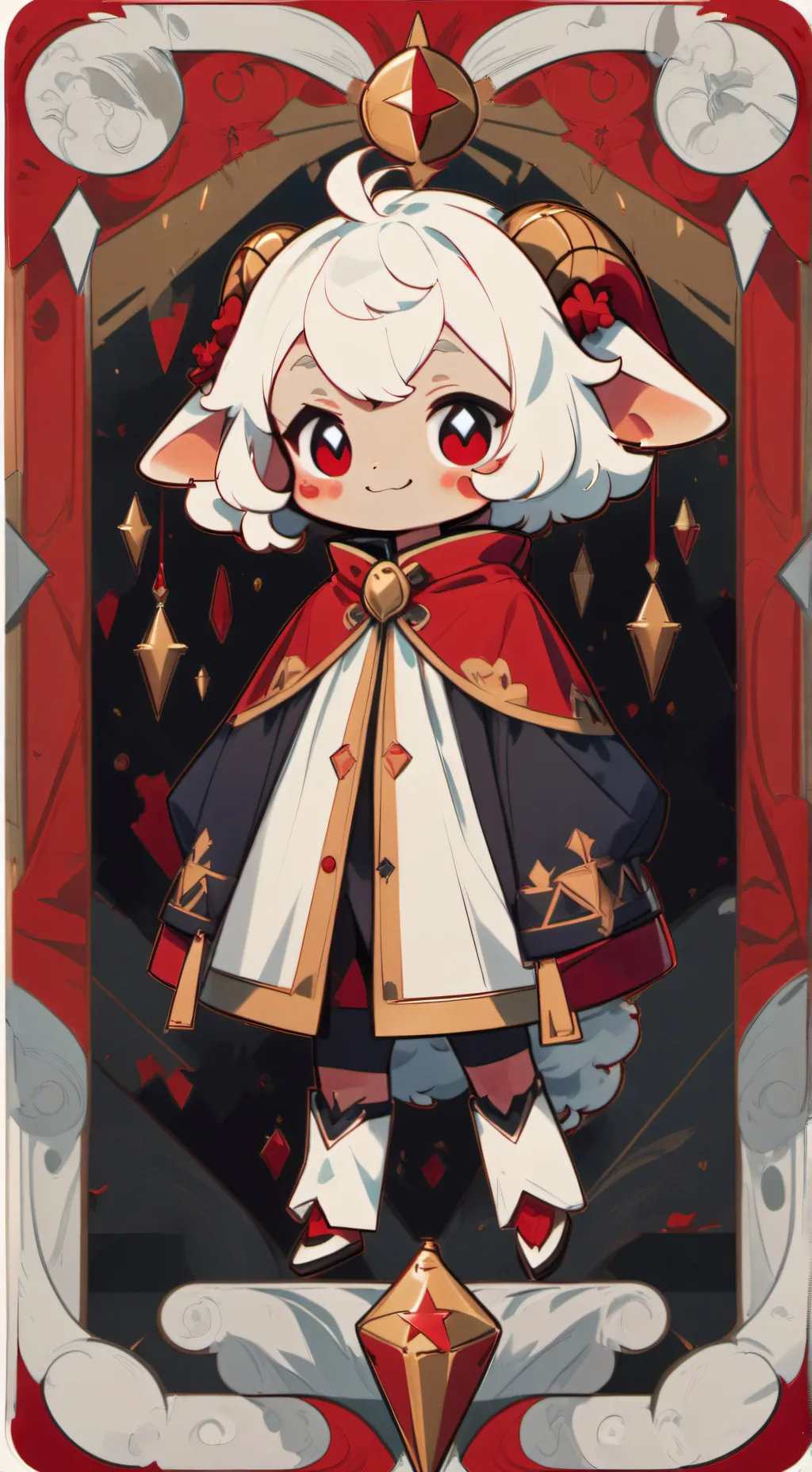 ai character: the lamb❤ background