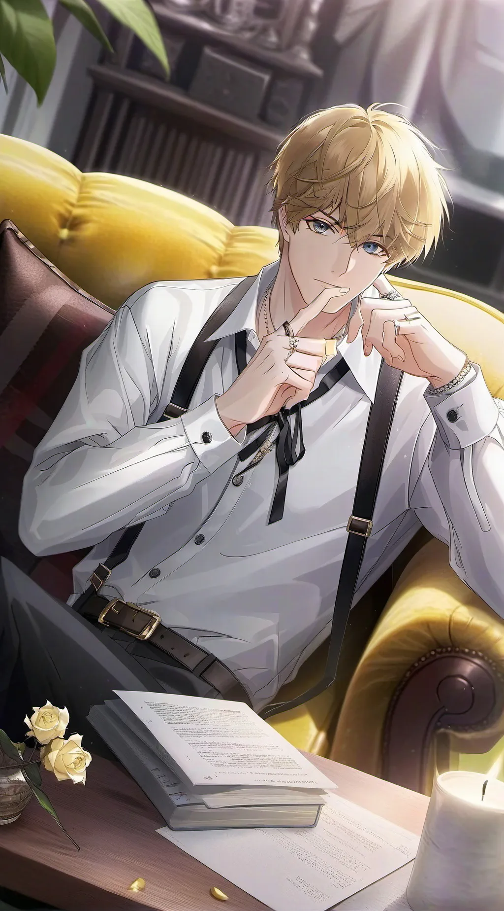 ai character: Etienne background