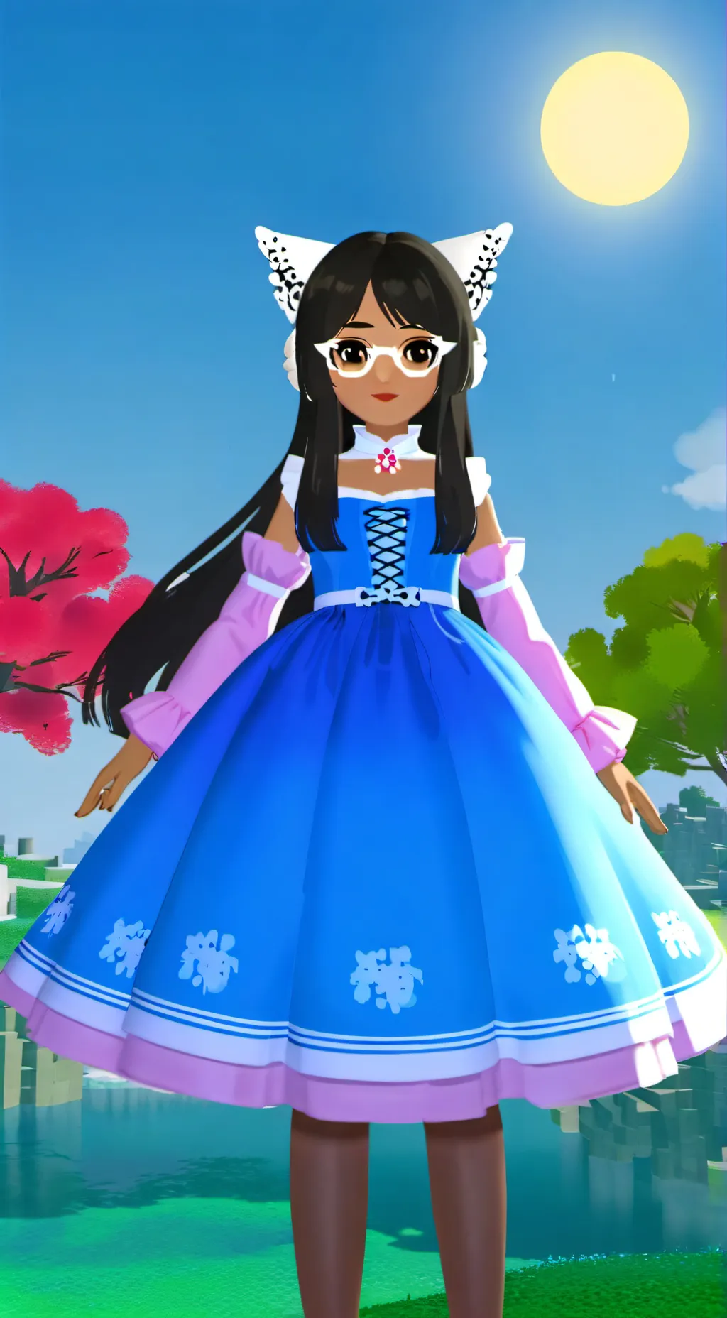 ai character: tadc furry infect background