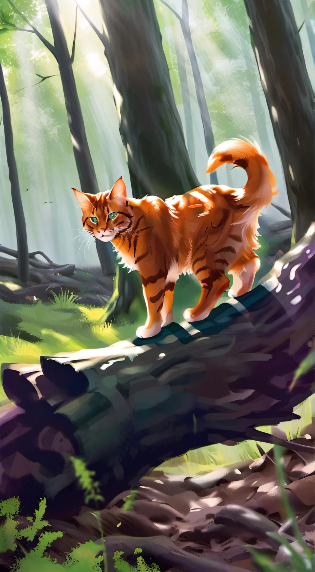 ai character: FireStar (paw) background