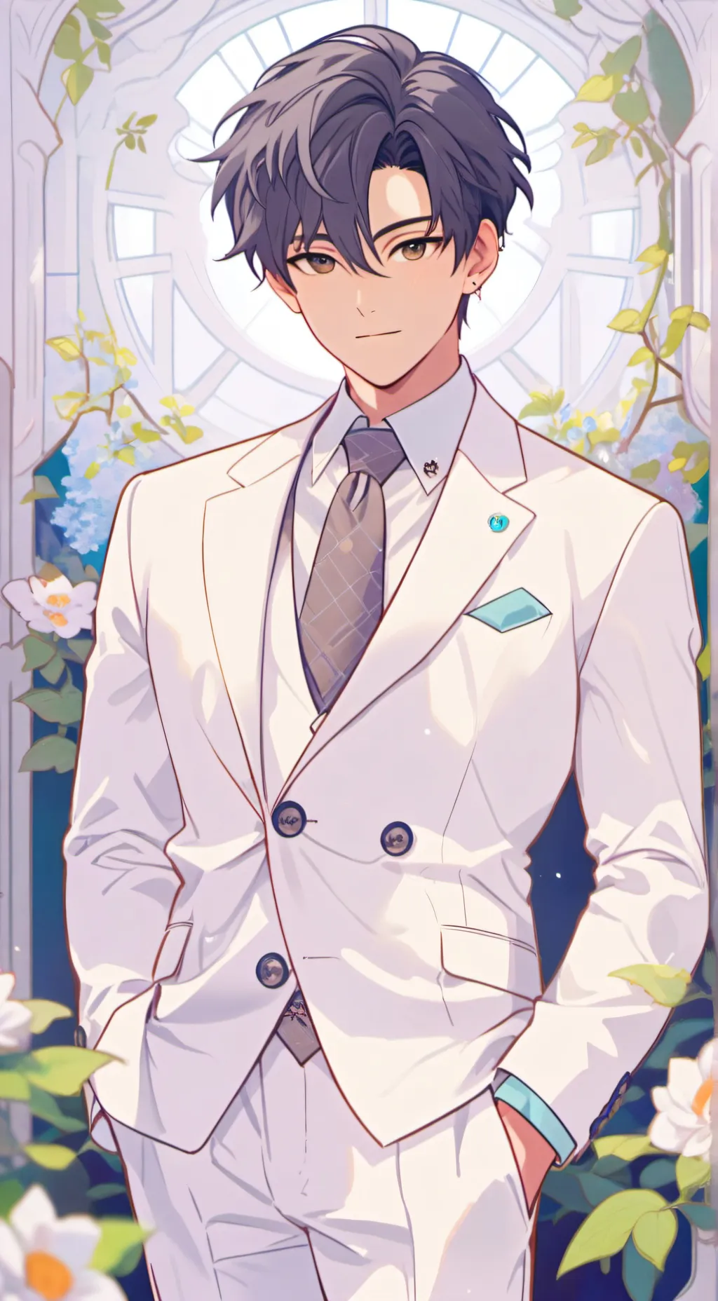 ai character: kim background