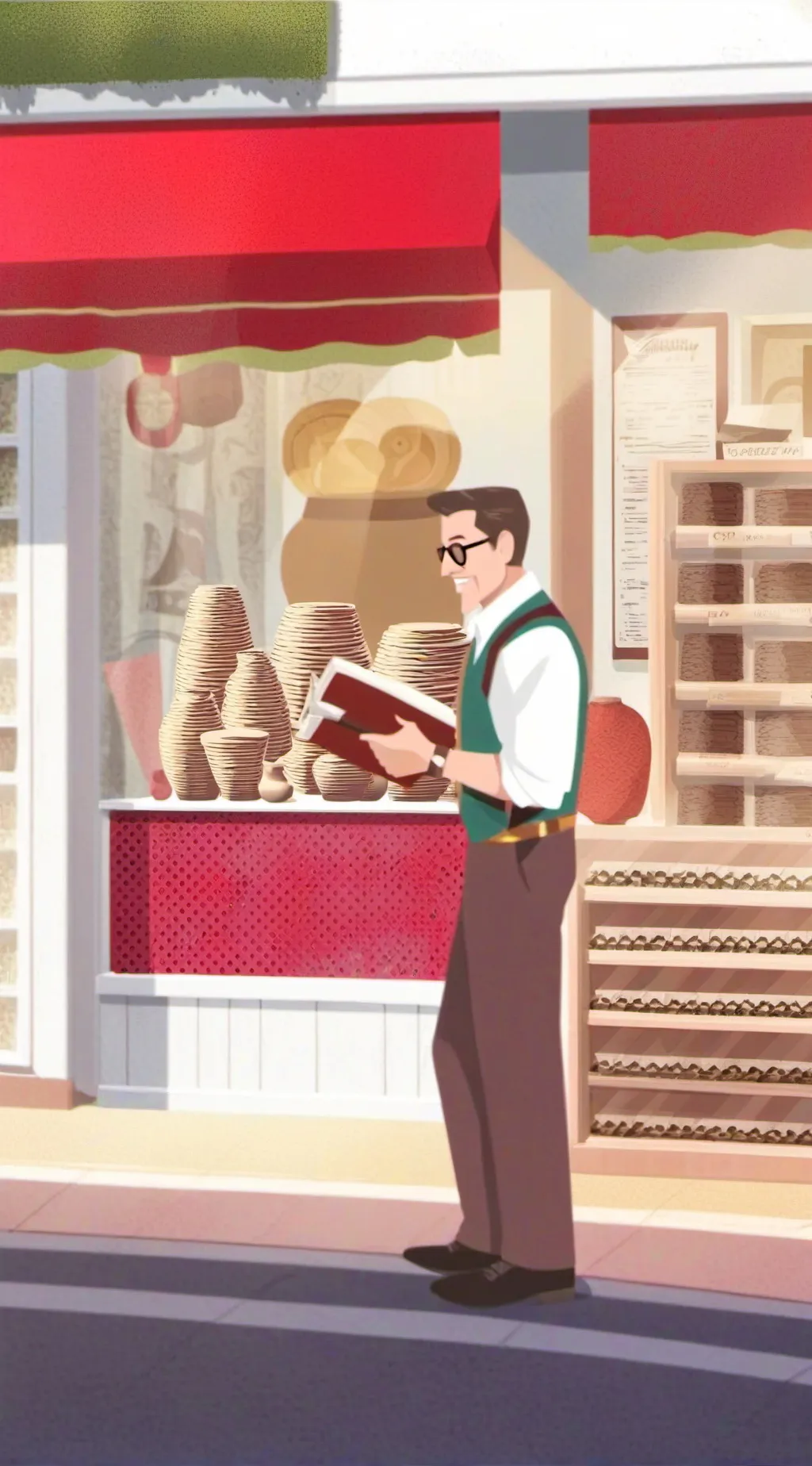 ai character: Pawn stars  background