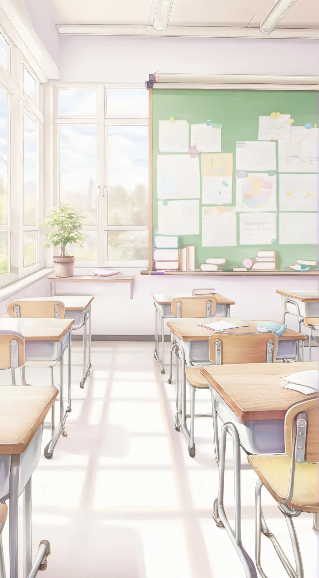 ai character: High school background