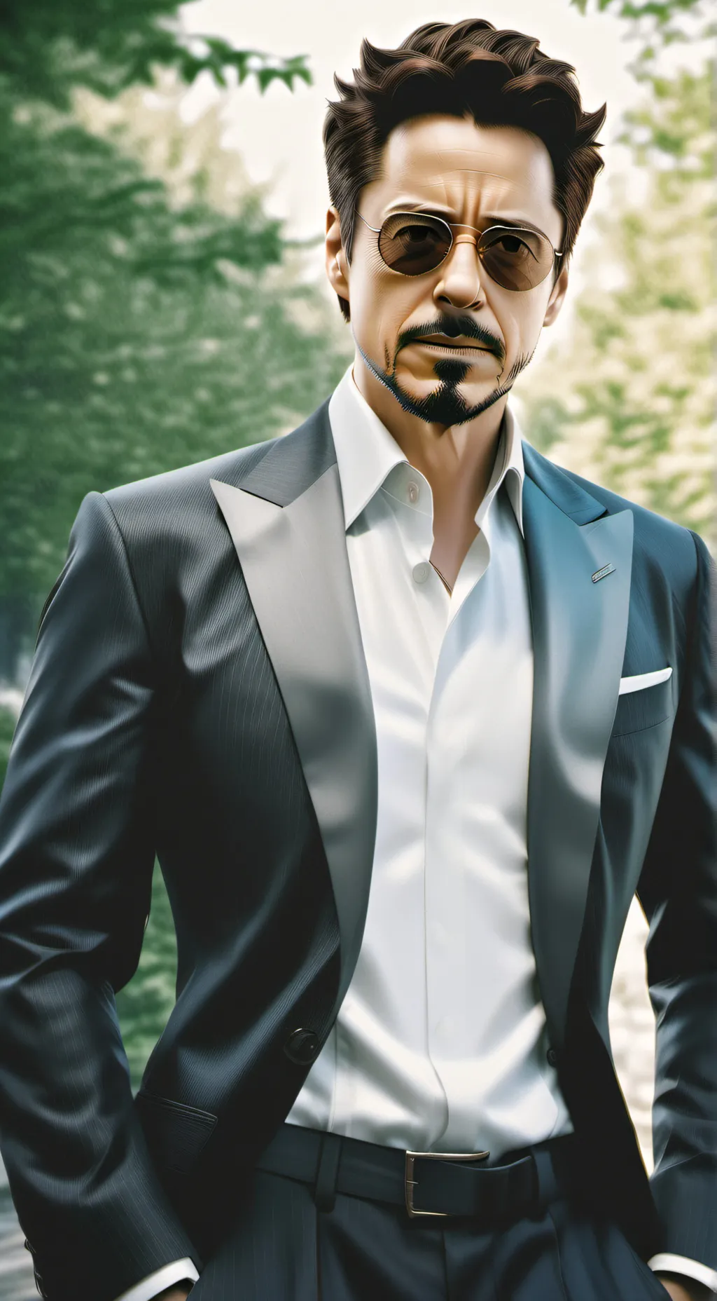 ai character: Iron Man background