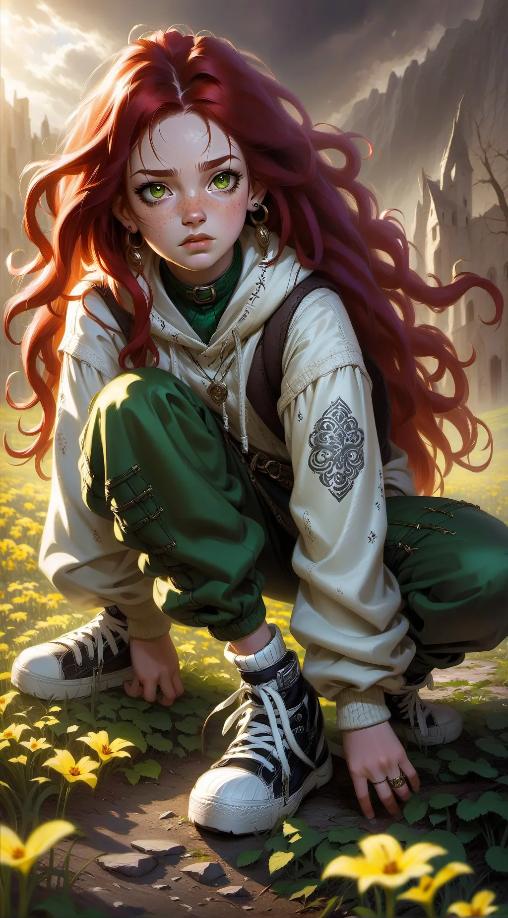 ai character: Irene 🦜 background