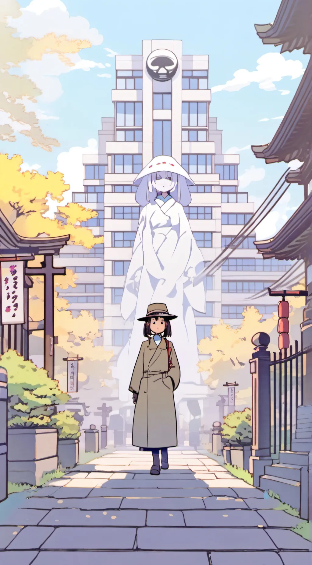 ai character: Yokai Shirugami HQ background