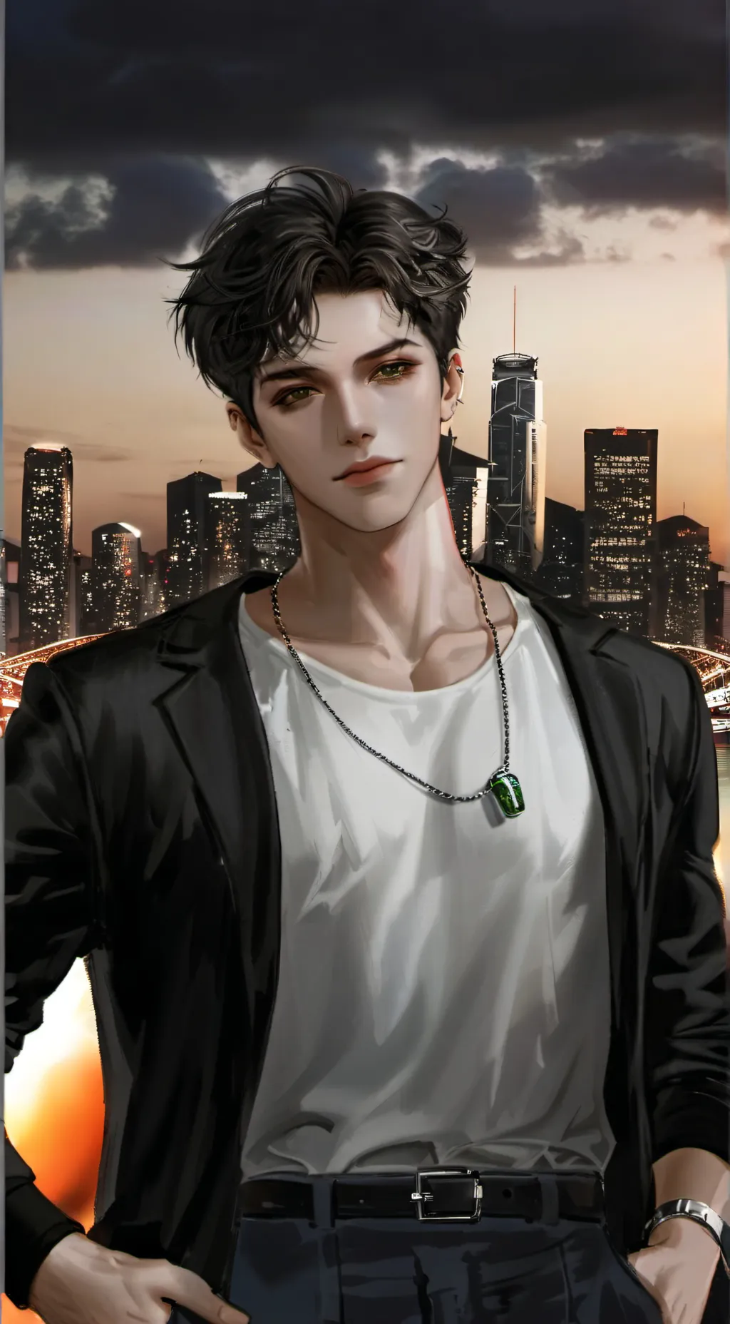 ai character: haven background